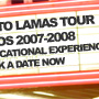 Tour dates